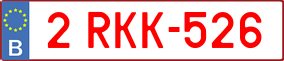 Truck License Plate